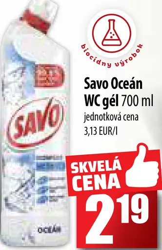 Savo Oceán WC gél