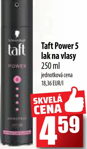 Taft Power 5 lak na vlasy