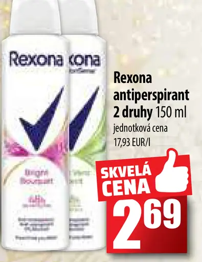 Rexona antiperspirant