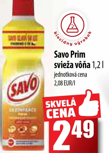 Savo Prim svieža vôňa