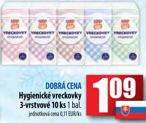 Hygienické vreckovky