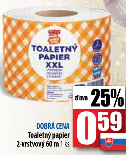 Toaletný papier XXL