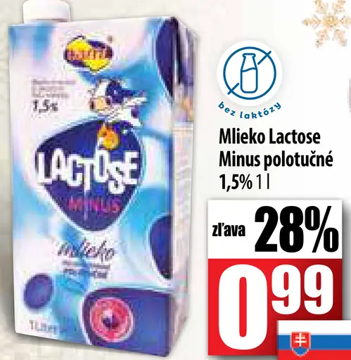 mlieko Lactose Minus