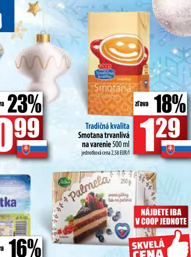 Smotana trvanlivá na varenie