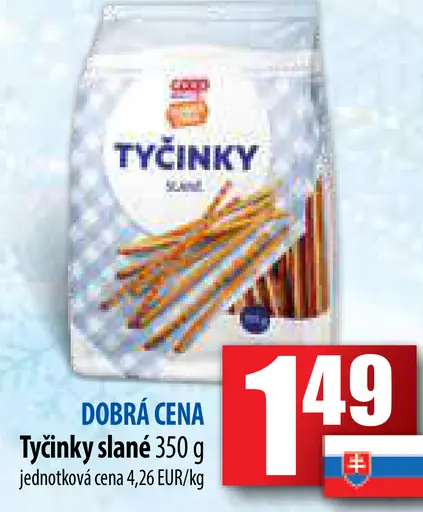 Tyčinky slané