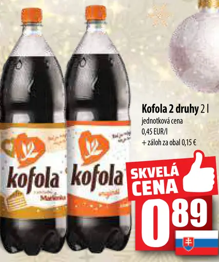 Kofola 2 druhy