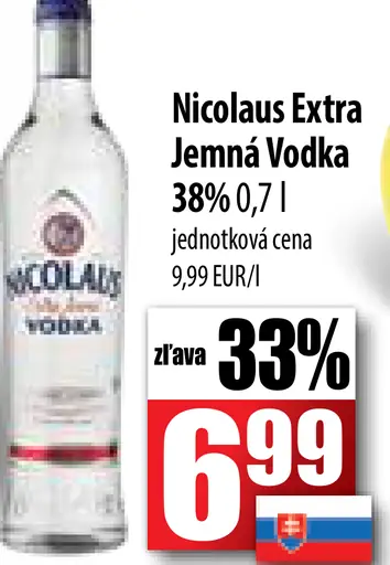 Nicolai Extra Jemná Vodka