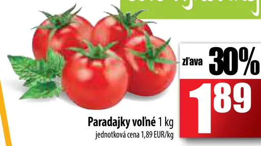 Paradajky voľné