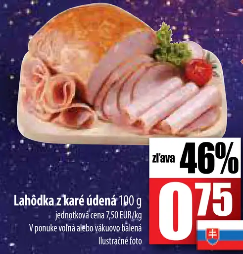 Lahôdka z karé údená