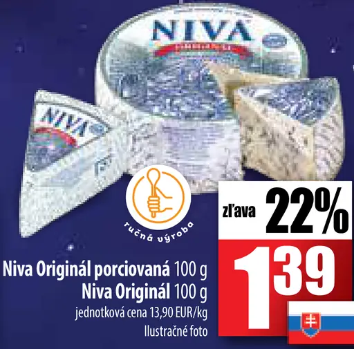 Niva Originál porciovaná