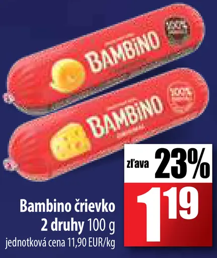 Bambino črievko