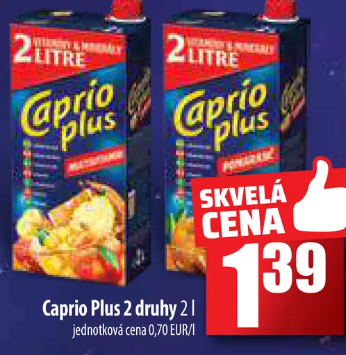 Caprio Plus 2 druhy