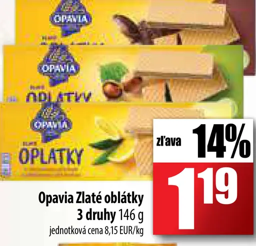 Opavia Zlaté oblátky