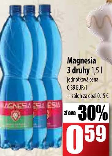 Magnesia 3 druhy