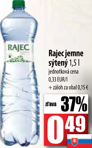 Rajec jemne sýtený