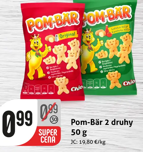 Pom-Bär 2 druhy