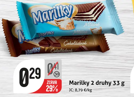 Marilky 2 druhy