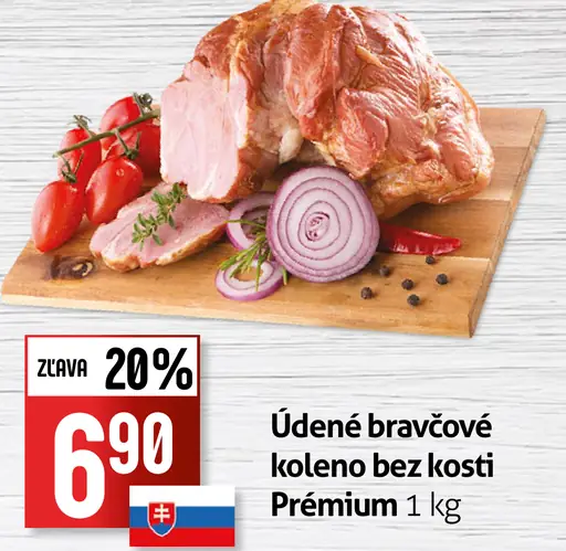 Údené bravčové koleno bez kosti Prémium