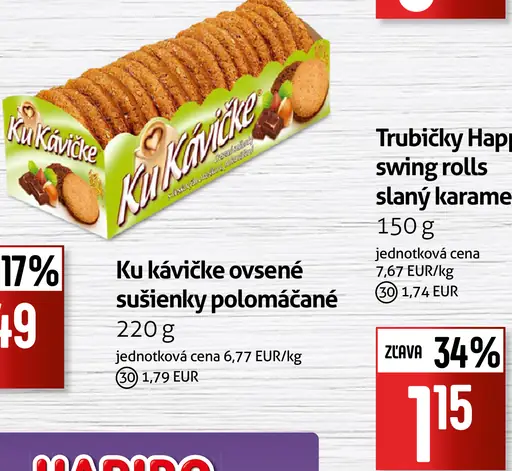 Trubičky Rolls slaný karamel