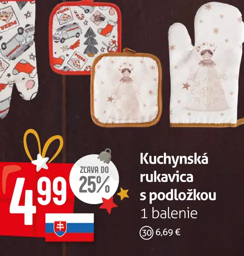 Kuchynská rukavica s podložkou