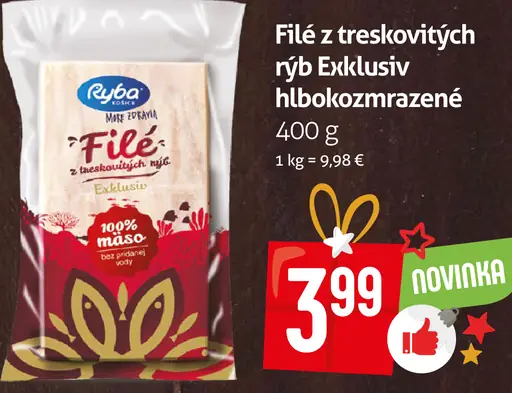 Filé z treskovitých rýb Exklusiv