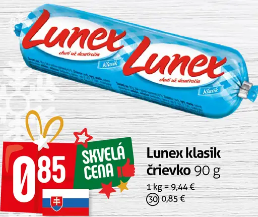 Lunex klasický črievko