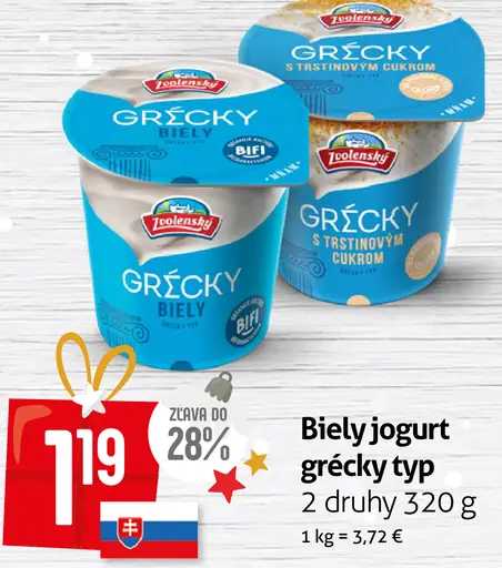 Biely jogurt grécky typ