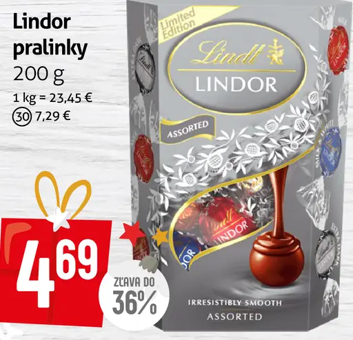 Lindor pralinky