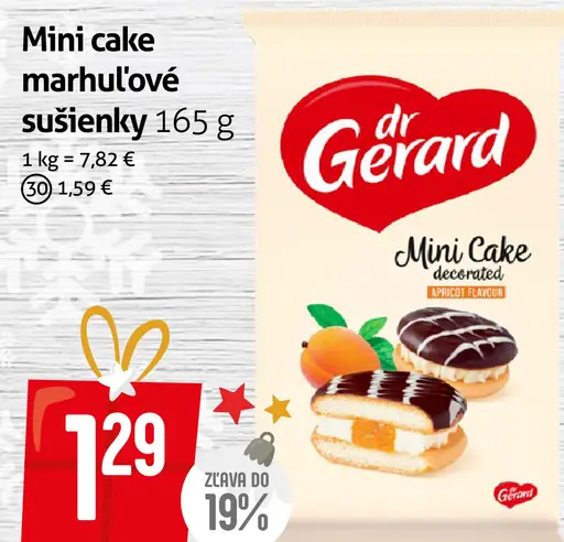 Mini cake marhuľové sušienky