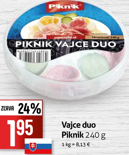 Piknik vajce duo