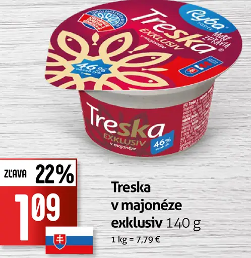 Delaco Treska v majonéze exkluzív