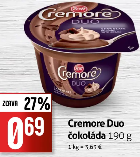 Rajo Cremore Duo čokoláda