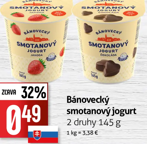 Rajo Bánovecký smotanový jogurt