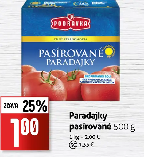 Podravka Pasírované paradajky