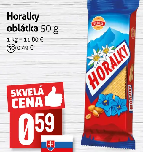 Horalky oblátka