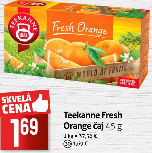 Teekanne Fresh Orange čaj