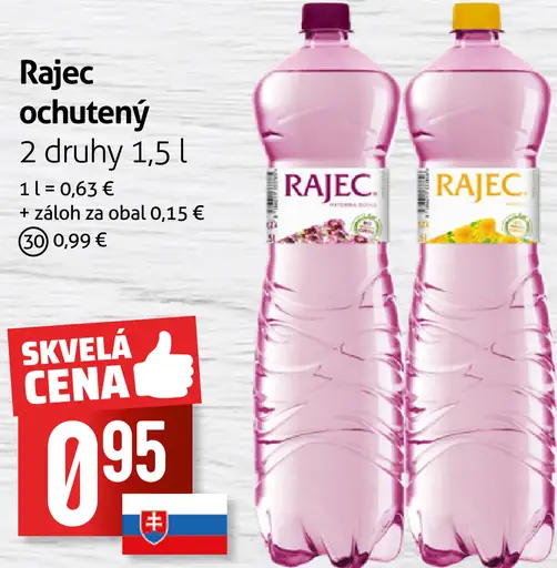 Rajec ochutený nápoj