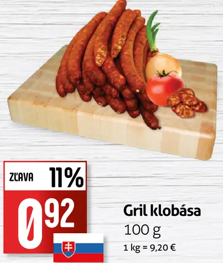 Gril klobása