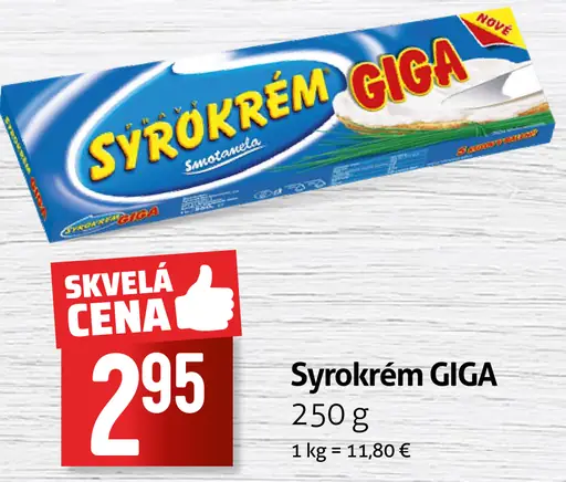 Syr krém GIGA