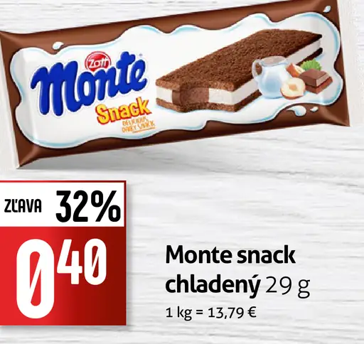 Monte snack chladený