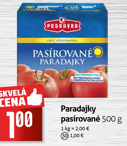 Podravka Pasírované paradajky