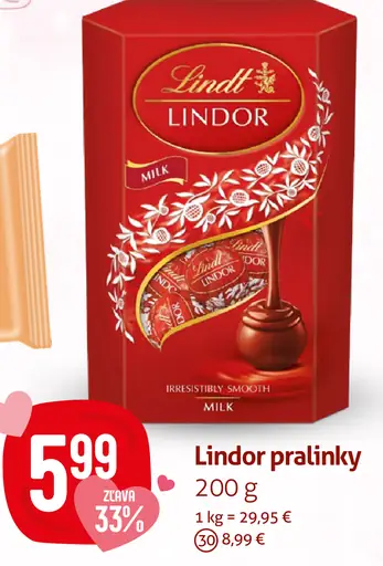 Lindor pralinky
