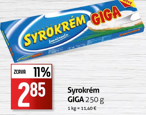 Syrokrém Giga