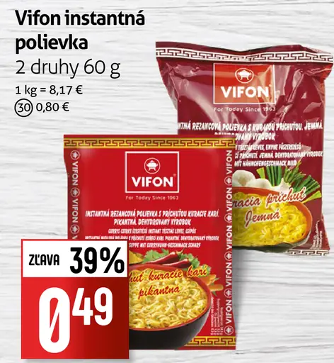 Vifon Instantná polievka