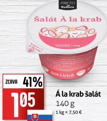 Á la krab šalát