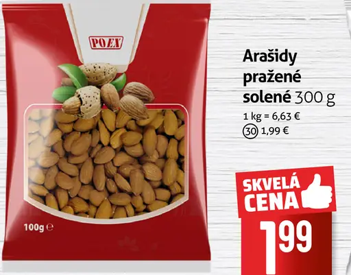 Mogyi arašídy pražené solené