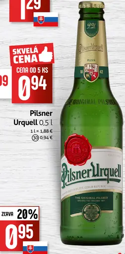 Pilsner Urquell plechovka