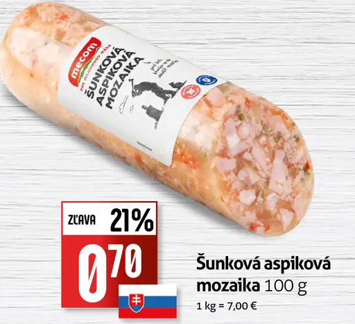 Mecom Šunková aspiková mozaika