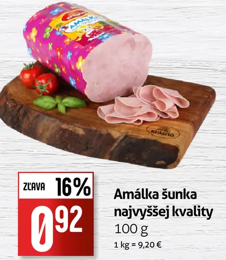 Mecom Amálka šunka najvyššej kvality