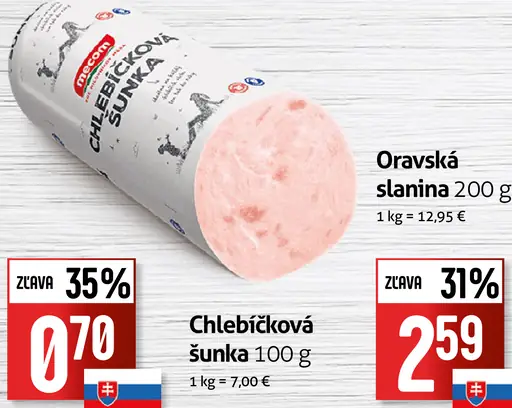 Mecom Chlebíčková šunka